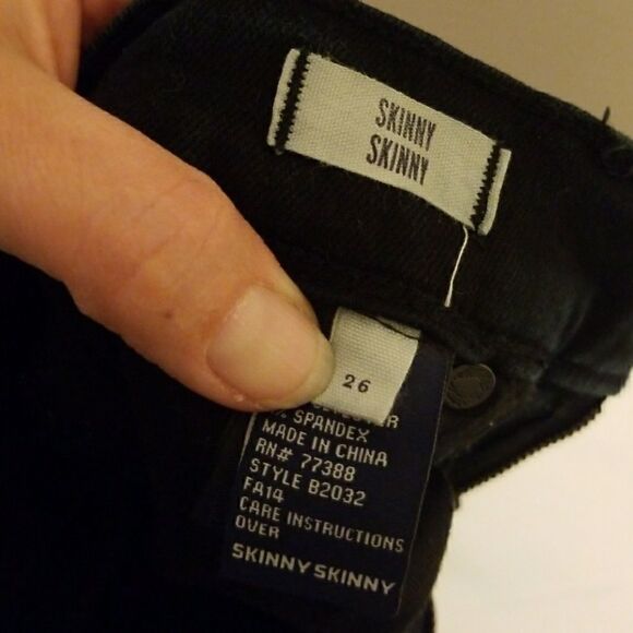 Madewell Skinny moto jeans size 26 C21 - Picture 7 of 7